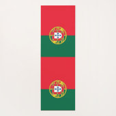 Patriottische Yoga Matten met vlag van Portugal (Achterkant)