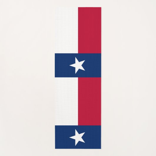 Patriottische Yoga Matten met vlag van Texas (Voorkant)
