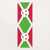 Patriottische yogamatten met vlag van Burundi Yogamat (Achterkant)