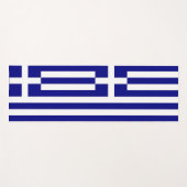 Patriottische yogamatten met vlag van Griekenland Yogamat (Voorkant (horizontaal))