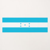 Patriottische yogamatten met vlag van Honduras Yogamat (Achterkant (horizontaal))