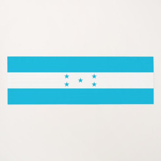 Patriottische yogamatten met vlag van Honduras Yogamat (Achterkant (horizontaal))