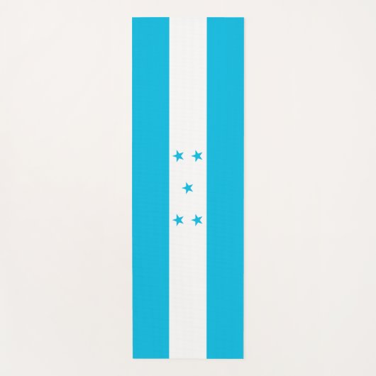 Patriottische yogamatten met vlag van Honduras Yogamat (Voorkant)