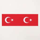Patriottische yogamatten met vlag van Turkije Yogamat (Voorkant (horizontaal))
