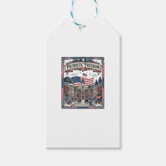 Patriottische Zeepmaker Cadeaulabel (Voorkant)