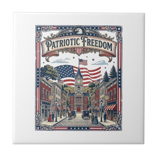 Patriottische Zeepmaker Tegeltje (Voorkant)
