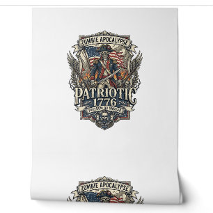 Patriottische Zombie Patriot Generaal Zombie Apoca Behang