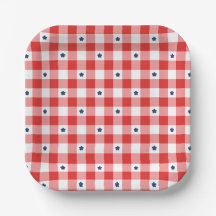 Patriottische zomerse picknick