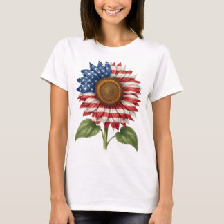 Patriottische Zonnebloem  T-shirt