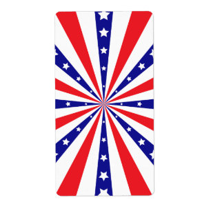 Patriottische Zonneknal Etiket