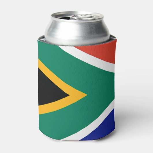 Patriottische Zuid-Afrikaanse vlag Bokke Blikjeskoeler (Blikje Voorkant)