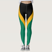 Patriottische Zuid-Afrikaanse vlag Bokke Leggings (Voorkant)