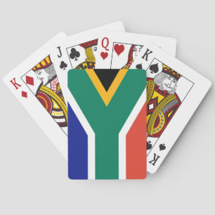 Patriottische Zuid-Afrikaanse vlag Bokke Pokerkaarten