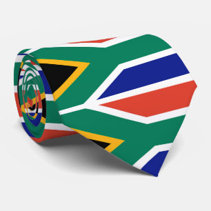 Patriottische Zuid-Afrikaanse vlag Bokke Stropdas