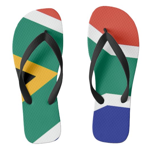 Patriottische Zuid-Afrikaanse vlag Bokke Teenslippers (Voetbed)