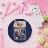  patriottische zwemmers papieren bordje (Feest)