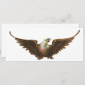  patriottisme American Bald Eagle Bird Flying (Voorkant / Achterkant)