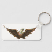  patriottisme American Bald Eagle Bird Flying Sleutelhanger (Voorkant)