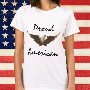  patriottisme American Bald Eagle Bird Flying T-shirt
