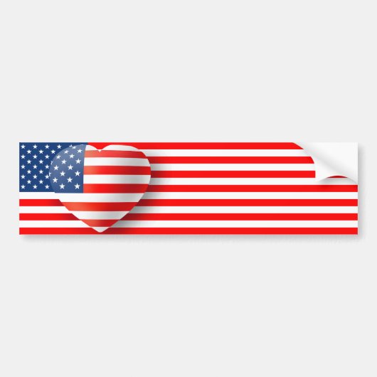 Patriottisme Bumpersticker (Voorkant)