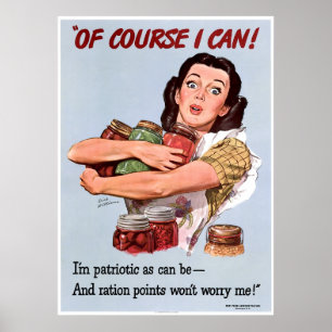 Patriottisme in de Tweede Wereldoorlog Poster