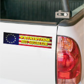 Patriottisme Niet-socialistische Bumpersticker (Op Truck)
