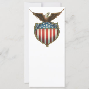 patriottisme, Proud Eagle over Amerikaanse vlag