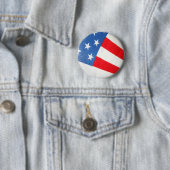 Patriottisme Ronde Button 5,7 Cm (In situ)