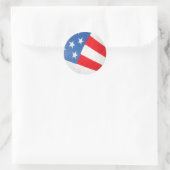 Patriottisme Ronde Sticker (Tas)