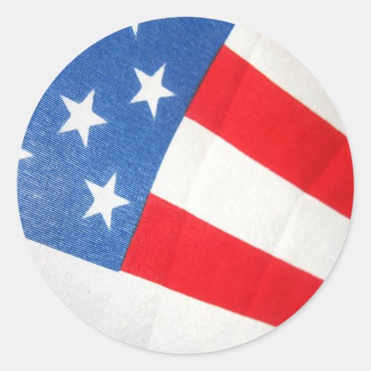 Patriottisme Ronde Sticker (Voorkant)