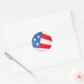 Patriottisme Ronde Sticker (Envelop)