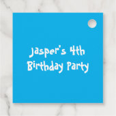 Patrol Boat Bedankjes Labels (Achterkant)