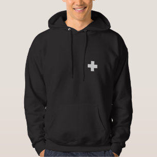 Patrol - White Cross Hoodie (blanco)