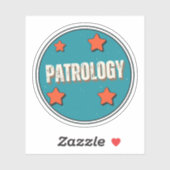 patrologie sticker (Vel)