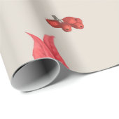 Patrón botánico de Navidad Cadeaupapier (Rol Hoek)