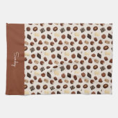 Patrón de caramelos de chocolate theedoek (Horizontaal)