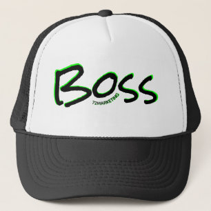 patron de casquette de camionneur du logo