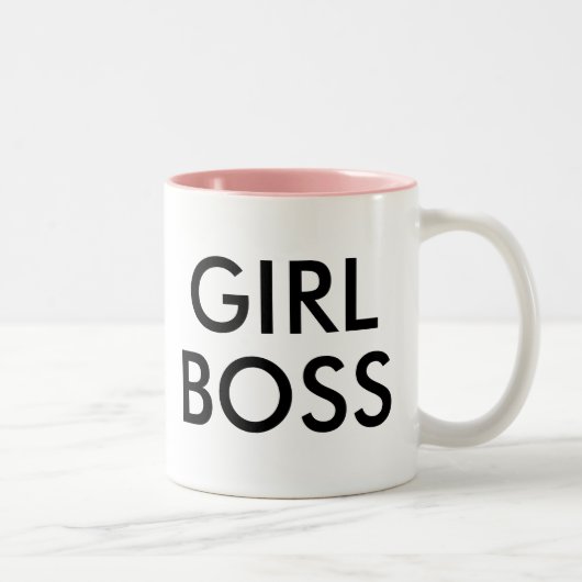Patron de fille | Drôle Humour Slogan Mug (Droit)