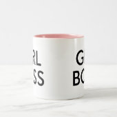 Patron de fille | Drôle Humour Slogan Mug (Centre)