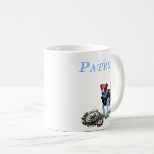 Patron de Oekraïense Pyrotechnicus Dog Koffiemok (Voorkant rechts)