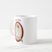 Patron de St Lucy de la tasse de saint d'icône de (Devant gauche)