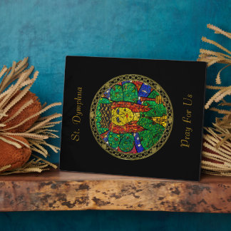 Patron Saint-Depressie en angst St-Dymfna Fotoplaat