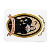 Patron Saints des jumeaux Icon Magnet (Horizontal)