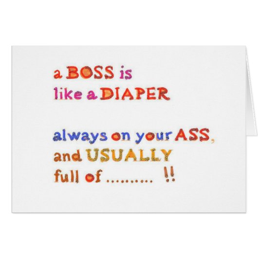 Patron Stinky - humour de gestion (Devant horizontal)