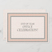 Patronen en grenzen 1 - Bedrijfs partijuitnodiging Kaart (Voorkant / Achterkant)