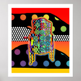 Patronen Fauteuil Giclee Print