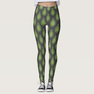 Patronen groen oosterend leggings