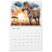 Patronen van de savanne graslanden kalender (Mar 2027)