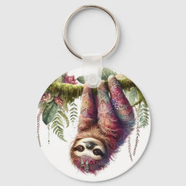 Patronen van Natuur - Oerwoud Sloth Sleutelhanger