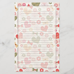 Patronen voor Moederdag Briefpapier